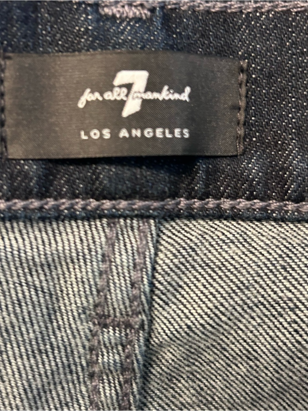 Men’s 7 For All Mankind Austyn Relaxed Straight Leg Jeans Dark Wash Size 32x33 - Picture 7 of 12